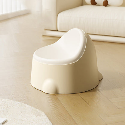 Contemporary Creative Dinosaur Shaped PP Plastic Kids Low Stool Backrest Armless For Hallway & Entryway