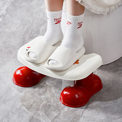 Contemporary Creative PP Plastic Geometric Non-Slip Waterproof Kids Footstool Backless Armless For Bathroom