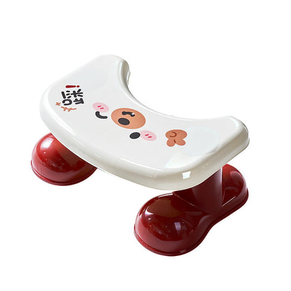 Contemporary Creative PP Plastic Geometric Non-Slip Waterproof Kids Footstool Backless Armless For Bathroom