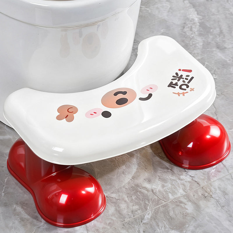 Contemporary Creative PP Plastic Geometric Non-Slip Waterproof Kids Footstool Backless Armless For Bathroom