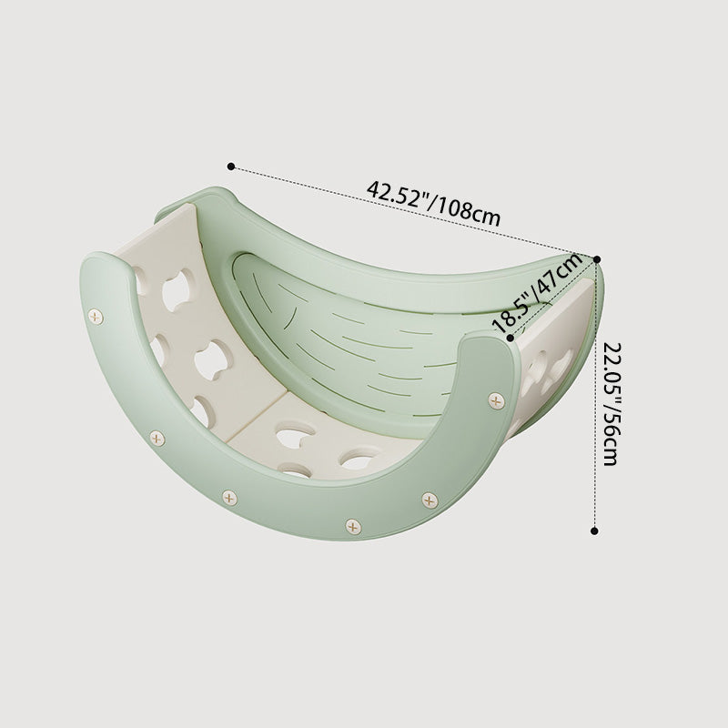 Modern Minimalist Eco-Friendly HDPE PP Cotton Banana-Shaped Kids Multifunctional Rocking Chair Backrest For Living Room