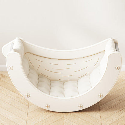 Modern Minimalist Eco-Friendly HDPE PP Cotton Banana-Shaped Kids Multifunctional Rocking Chair Backrest For Living Room