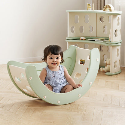 Modern Minimalist Eco-Friendly HDPE PP Cotton Banana-Shaped Kids Multifunctional Rocking Chair Backrest For Living Room