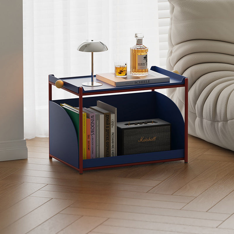 Contemporary Industrial Cold Rolled Steel PU Leather Sponge Rectangular Shoe Bench Backless Armless For Entryway & Hallway
