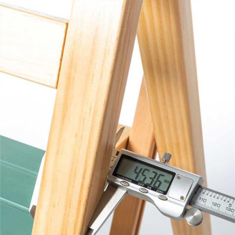Modern Minimalist Pine Wood Triangular Multistep Foldable Bar Stool Backrest For Dining Room