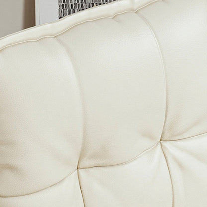 Modern Minimalist Cat Scratch-Resistant Leather Solid Plywood Sponge Iron L-Shaped Liftable Rotatable Desk Chair Backrest Armrest For Home Office