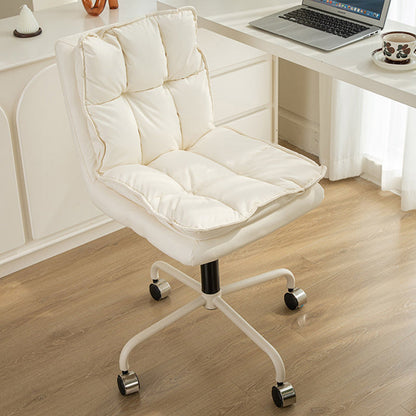 Modern Minimalist Cat Scratch-Resistant Leather Solid Plywood Sponge Iron L-Shaped Liftable Rotatable Desk Chair Backrest Armrest For Home Office