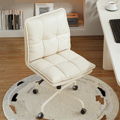 Modern Minimalist Cat Scratch-Resistant Leather Solid Plywood Sponge Iron L-Shaped Liftable Rotatable Desk Chair Backrest Armrest For Home Office