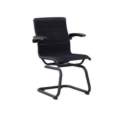Contemporary Scandinavian Plastic Iron Metal Curved Bow Accent Chair With Backrest Armrests For Living Room