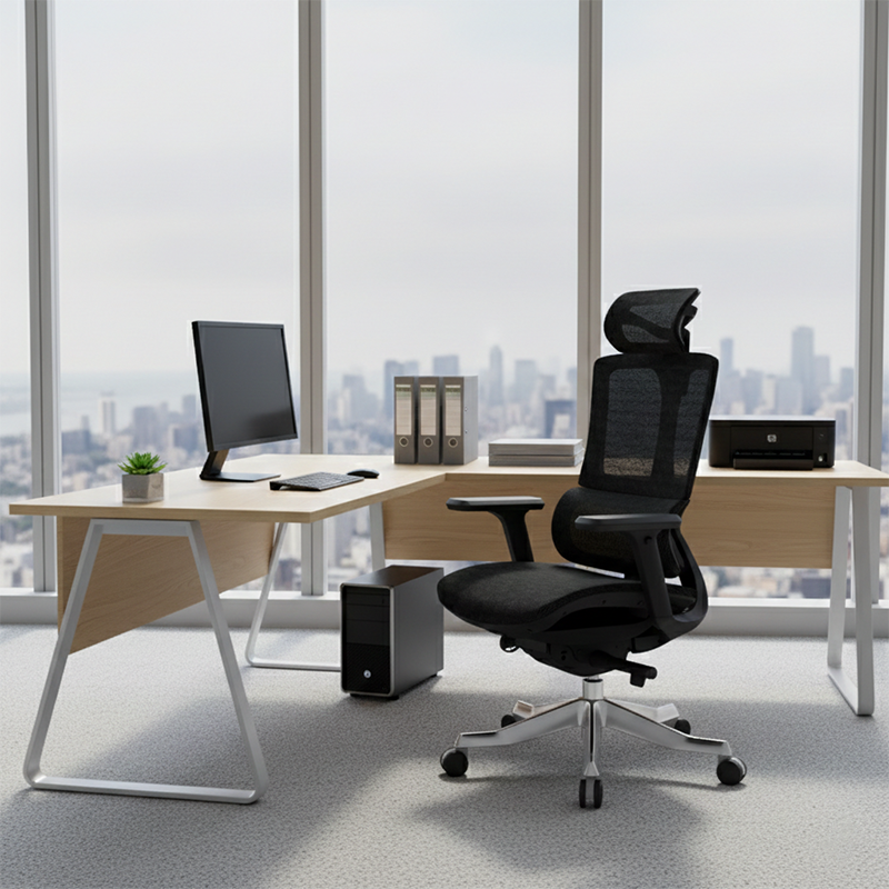 Modern Minimalist Ergonomic High Back Mesh Executive Desk Chair - Multi-Function Tilt 3D Armrests Office Chair For Home Office
