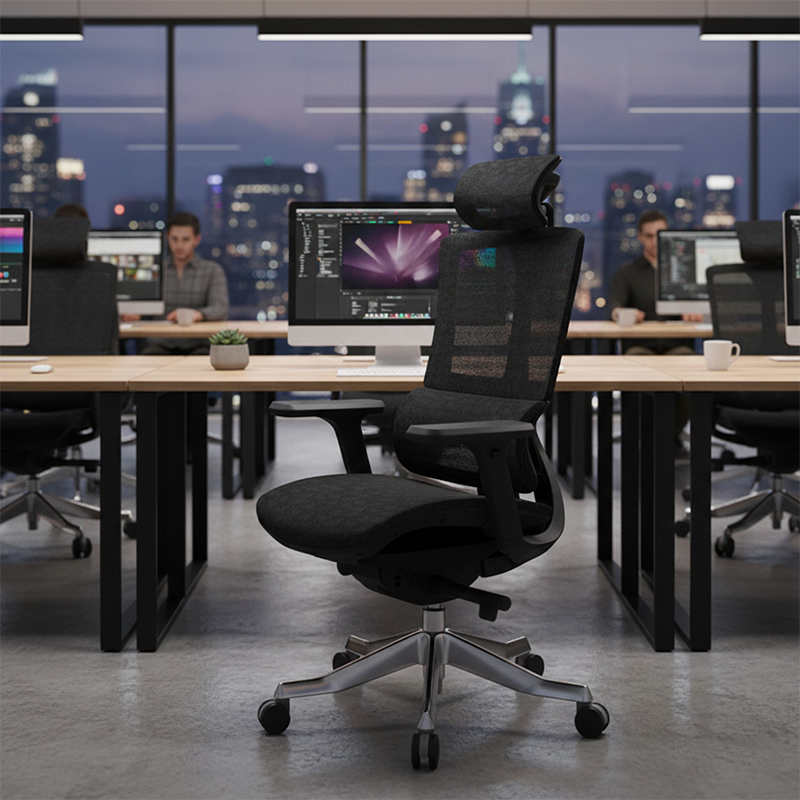 Modern Minimalist Ergonomic High Back Mesh Executive Desk Chair - Multi-Function Tilt 3D Armrests Office Chair For Home Office