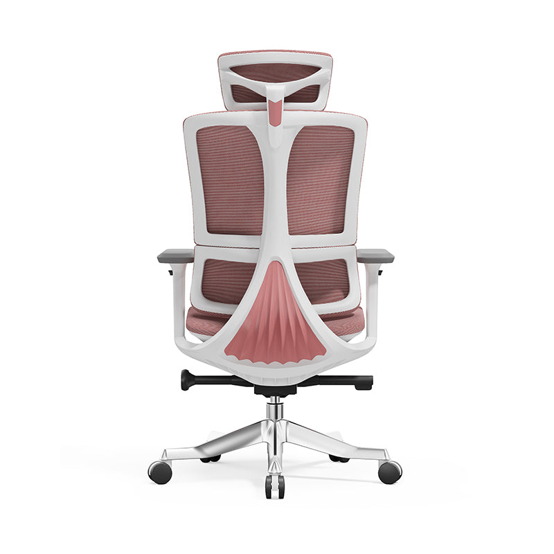 Modern Minimalist Breathable Mesh Ergonomic Desk Chair - Adjustable Lumbar Support Headrest Office Chair For Home Office