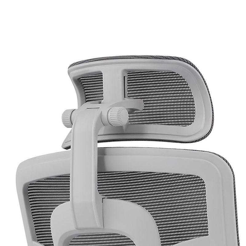 Modern Minimalist Durable High Back Desk Chair - Adjustable Headrest & Lumbar Support Office Chair For Home Office