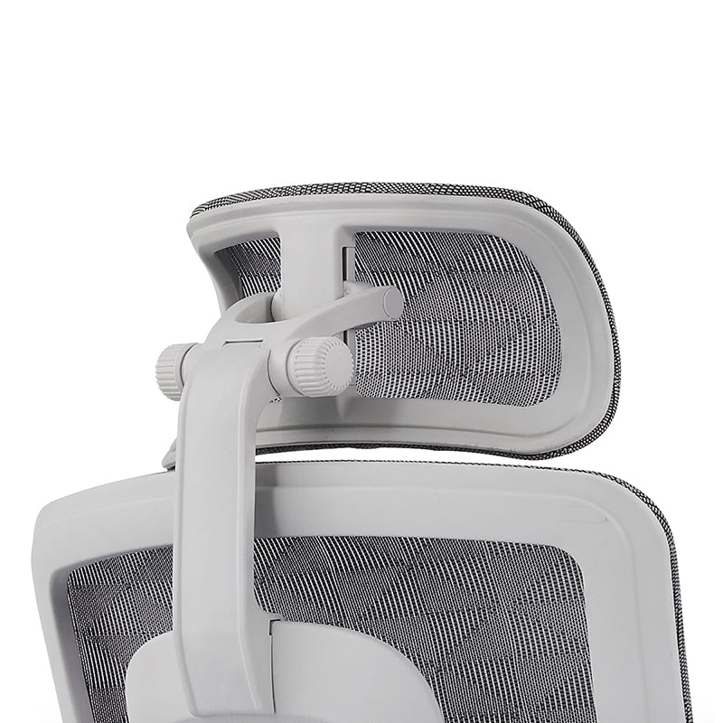 Modern Ergonomic High Back Mesh Grey Executive Office Chair - Adjustable 3D Armrests Lumbar Support Swivel Desk Chair For Home Office