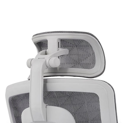Modern Ergonomic High Back Mesh Grey Executive Office Chair - Adjustable 3D Armrests Lumbar Support Swivel Desk Chair For Home Office
