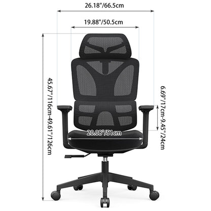 Modern Heavy Duty Ergonomic High Back Mesh Office Chair - SGS Certified Gas Lift 3D Armrests Desk Chair For Home Office