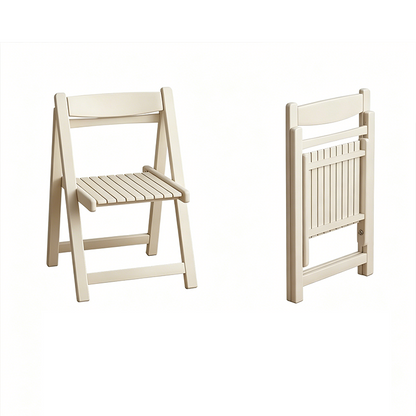 Modern Minimalist Multi-layer Composite Panel Foldable Square Dining Chair With Backrest For Dining Room