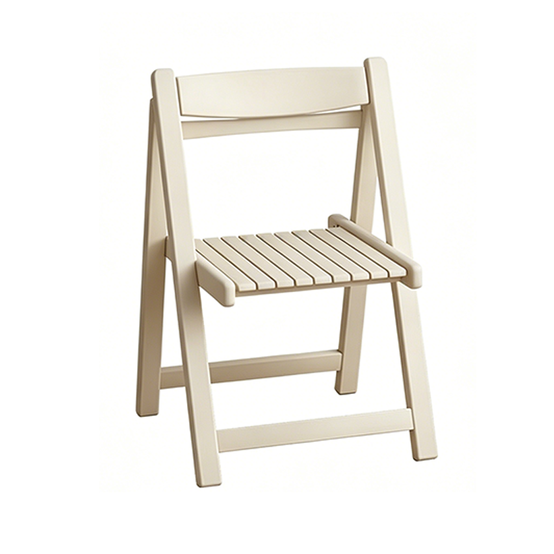 Modern Minimalist Multi-layer Composite Panel Foldable Square Dining Chair With Backrest For Dining Room