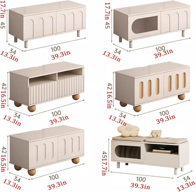 Contemporary Nordic MDF Multi-Function Shoe Bench 2-Tier Shoe Organizer Rack For Entryway