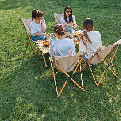 Contemporary Industrial Oxford Fabric Steel Foldable Camping Chair Backrest For Outdoor Patio