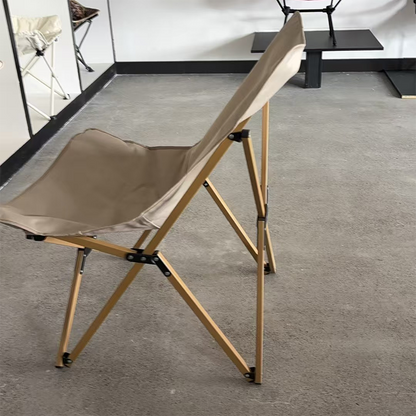 Contemporary Industrial Oxford Fabric Steel Foldable Camping Chair Backrest For Outdoor Patio