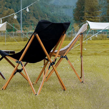 Contemporary Industrial Oxford Fabric Steel Foldable Camping Chair Backrest For Outdoor Patio