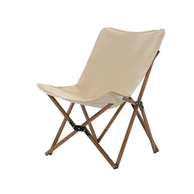 Contemporary Industrial Oxford Fabric Steel Foldable Camping Chair Backrest For Outdoor Patio