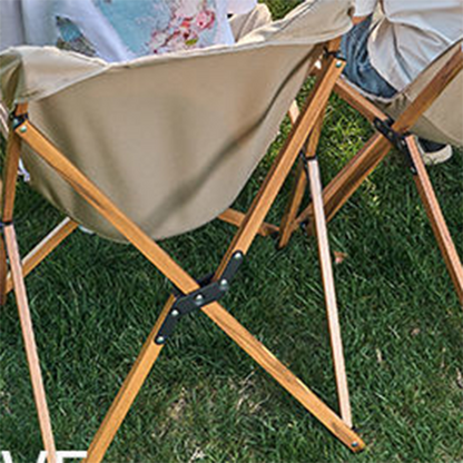 Contemporary Industrial Oxford Fabric Steel Foldable Camping Chair Backrest For Outdoor Patio