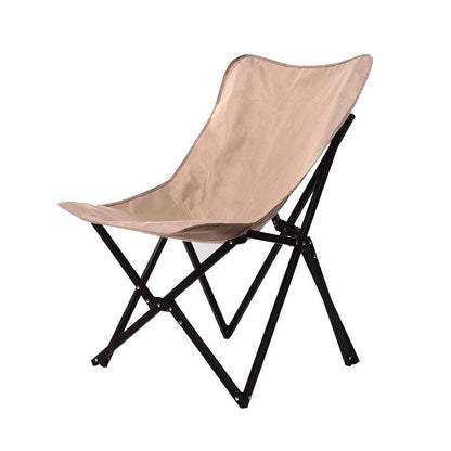 Contemporary Industrial Oxford Fabric Steel Foldable Camping Chair Backrest For Outdoor Patio