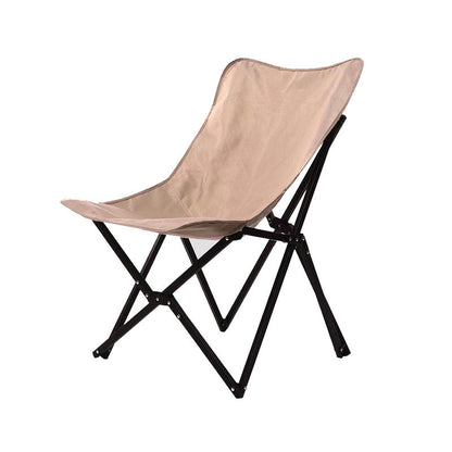 Contemporary Industrial Oxford Fabric Steel Foldable Camping Chair Backrest For Outdoor Patio