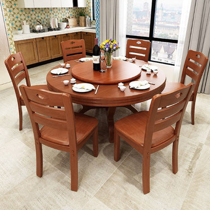 Modern Minimalist Square Rubberwood Dining Chair Backrest Armless For Living Room
