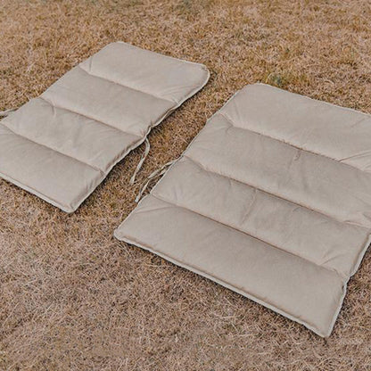 Modern Minimalist Rectangle Aluminum Oxford & Textilene Fabric PVC Pearl Cotton Outdoor Foldable Camping Chair Backrest Armrest For Garden