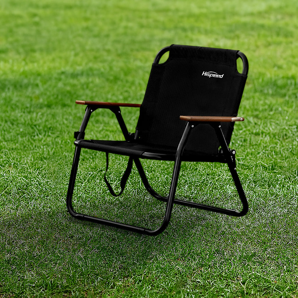 Modern Minimalist Rectangle Outdoor Aluminum Alloy Oxford Fabric Cotton Foldable Detachable Camping Chair Backrest Armrest For Garden
