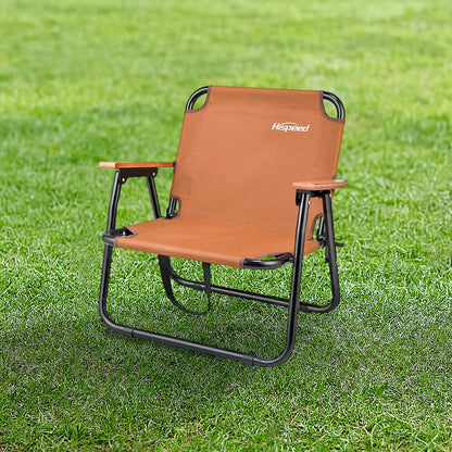 Modern Minimalist Rectangle Outdoor Aluminum Alloy Oxford Fabric Cotton Foldable Detachable Camping Chair Backrest Armrest For Garden