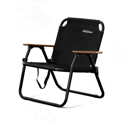 Modern Minimalist Rectangle Outdoor Aluminum Alloy Oxford Fabric Cotton Foldable Detachable Camping Chair Backrest Armrest For Garden