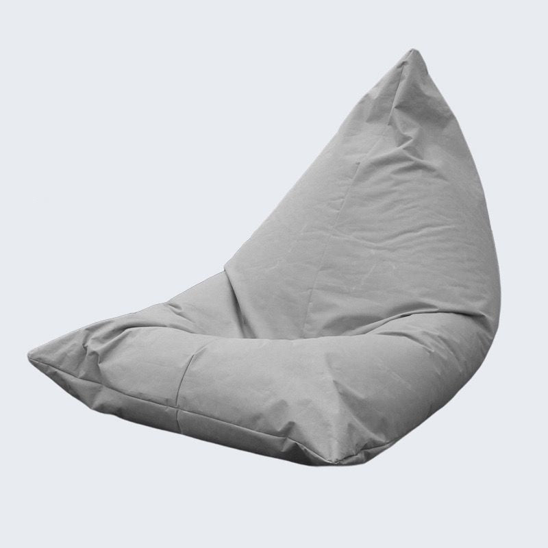 Contemporary Coastal Waterproof Triangle Polyester Fabric & EPS Outdoor Detachable Lazy Sofa Backrest Armless For Garden