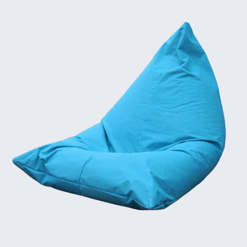 Contemporary Coastal Waterproof Triangle Polyester Fabric & EPS Outdoor Detachable Lazy Sofa Backrest Armless For Garden