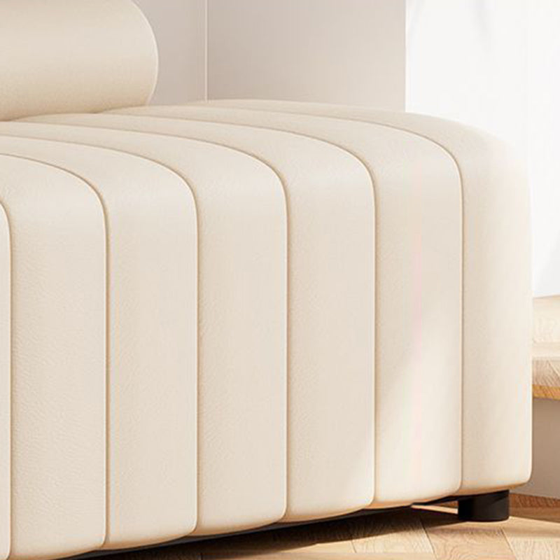 Contemporary Scandinavian Rectangular Cat Scratching Leather Faux Suede Fleece Solid Wood Sponge Plush Cotton Bench Backrest Armless For Entryway