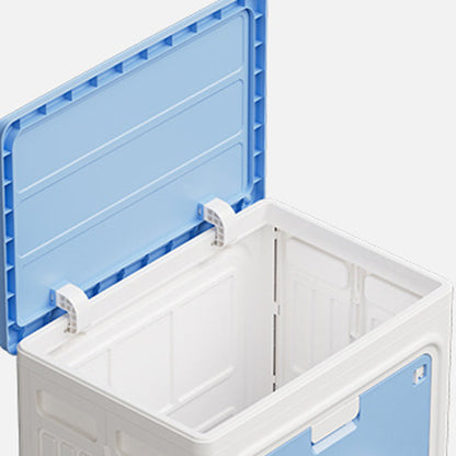 Modern Simplicity Foldable Rectangular PP Plastic Large Capacity Movable Storage Cabinet 1-Cabinet For Bedroom