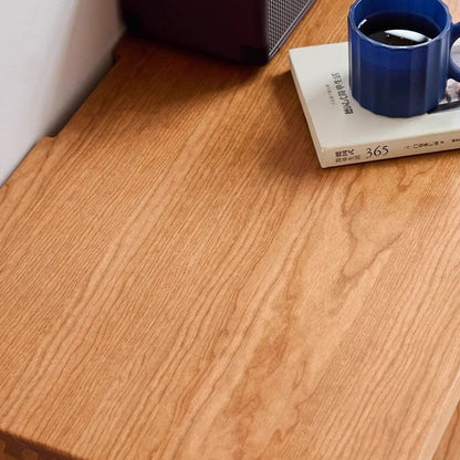 Modern Minimalist Rectangular Solid Cherry Wood Solid Wood Multi-Layer Board Pine Wood Storage Cabinet 4-Drawer For Living Room