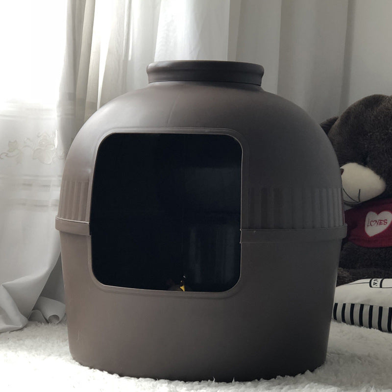 Modern Minimalist Detachable Wine Jar PP Plastic Resin Washable Dog & Cat Bed 1- Tier For Living Room