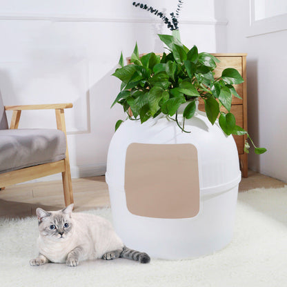 Modern Minimalist Detachable Wine Jar PP Plastic Resin Washable Dog & Cat Bed 1- Tier For Living Room