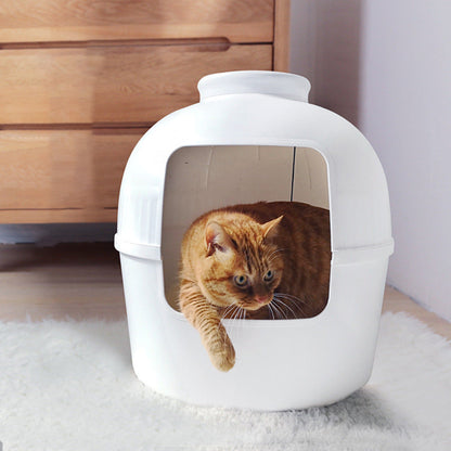 Modern Minimalist Detachable Wine Jar PP Plastic Resin Washable Dog & Cat Bed 1- Tier For Living Room