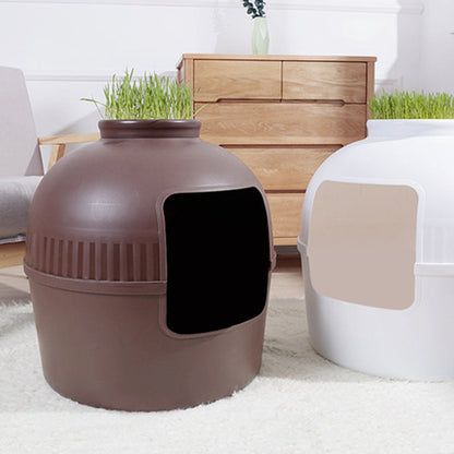 Modern Minimalist Detachable Wine Jar PP Plastic Resin Washable Dog & Cat Bed 1- Tier For Living Room