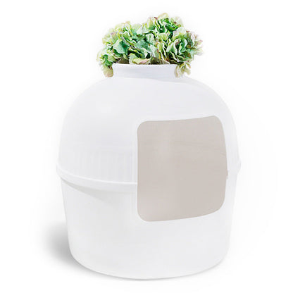 Modern Minimalist Detachable Wine Jar PP Plastic Resin Washable Dog & Cat Bed 1- Tier For Living Room
