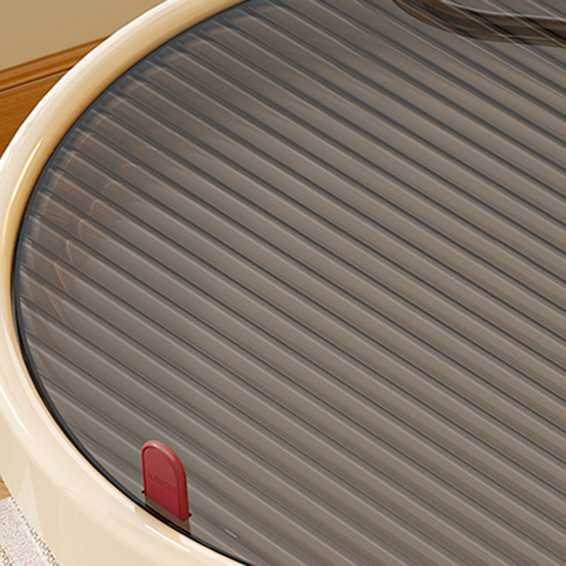 Modern Minimalist Round & Oval PET ABS Stainless Steel Movable Side Table 2/3-Tier For Living Room
