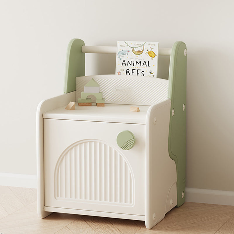 Modern Art Deco Eco-Friendly HDPE Square Kids Storage Cabinet 1-Cabinet For Living Room & Bedroom