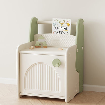 Modern Art Deco Eco-Friendly HDPE Square Kids Storage Cabinet 1-Cabinet For Living Room & Bedroom