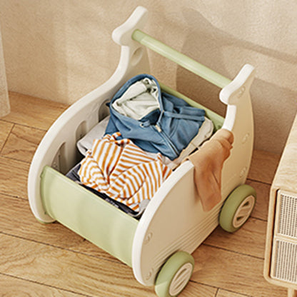 Contemporary Creative Whale-Shaped Eco-Friendly HDPE Movable Kids Storage Cabinet 1-Storage For Living Room & Bedroom