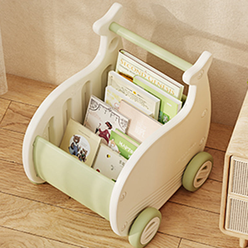 Contemporary Creative Whale-Shaped Eco-Friendly HDPE Movable Kids Storage Cabinet 1-Storage For Living Room & Bedroom
